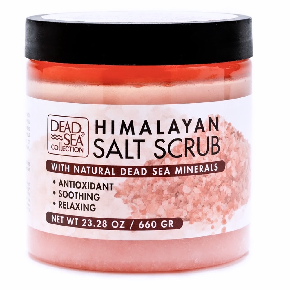 Dead Sea mineral salt scrub